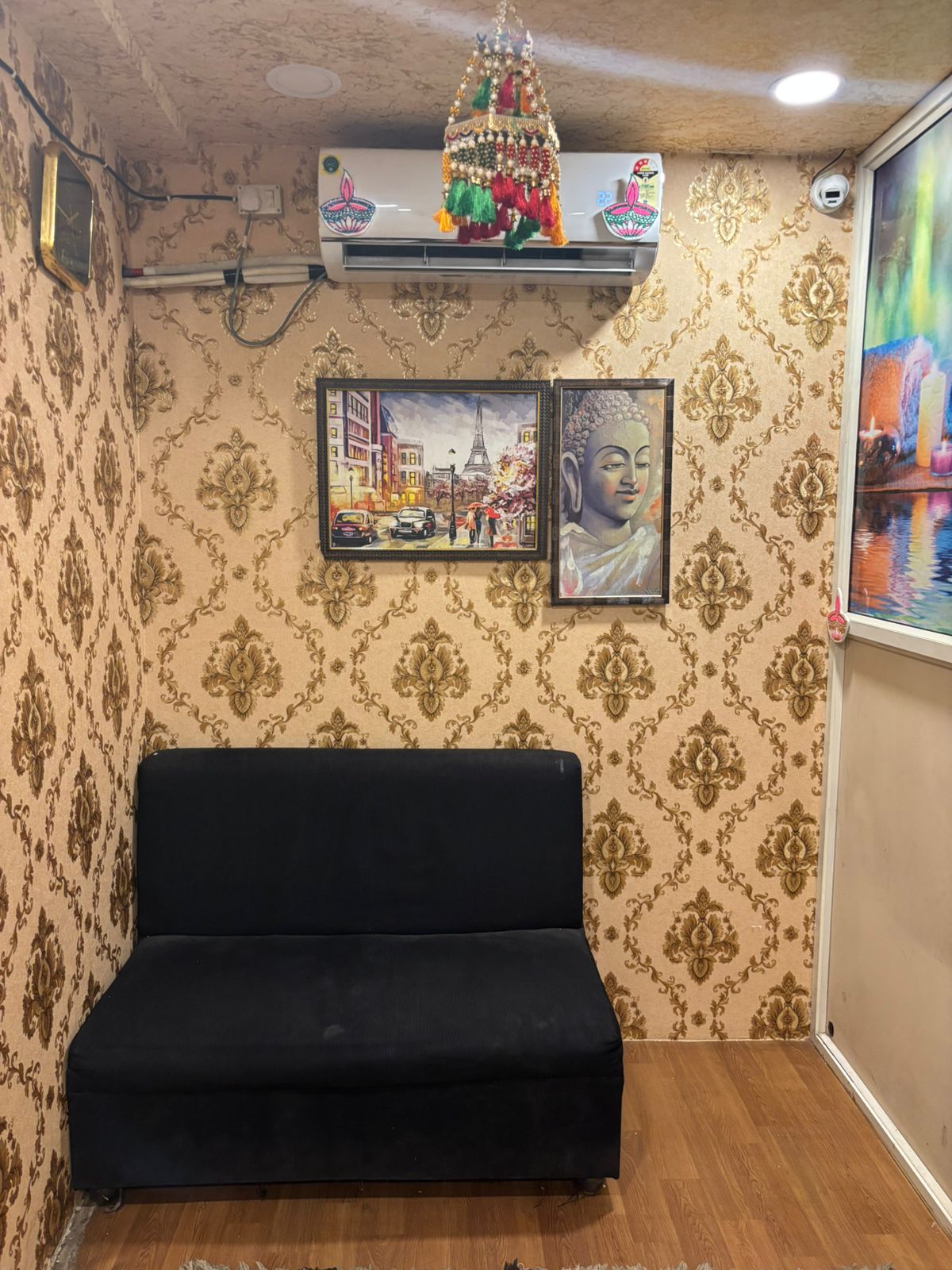 Spa reception and lounge area